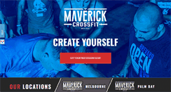 Desktop Screenshot of maverickcrossfit.com